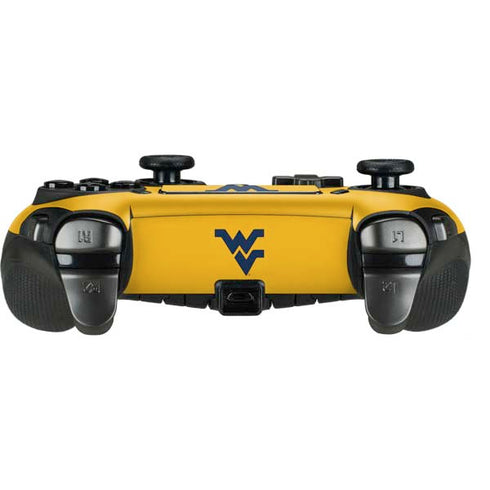 West Virginia University Yellow Background PlayStation Scuf Vantage 2 Controller Skin